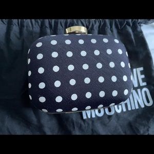 Love Moschino Polka Dot Clutch